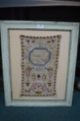 Sampler Dated 1852