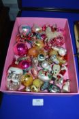 Vintage Glass Christmas Decorations