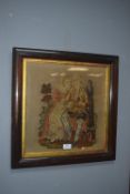 Victorian Tapestry in Rosewood Frame