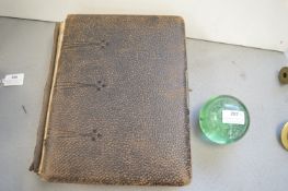 Victorian Photograph Album, and a Green Glass Dump