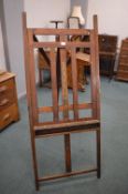 Victorian Mahogany Artists Easel