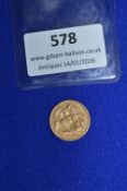 Queen Victoria 1896 Gold Half Sovereign