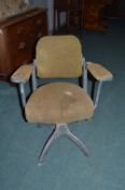 Vintage Aluminium Industrial Style Office Chair