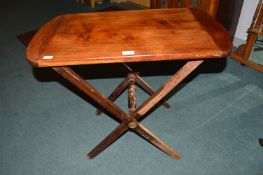 Small Edwardian Mahogany Folding Occasional Table