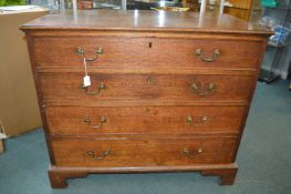 Georgian Oak Four Drawer Chest