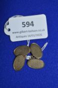 Pair of 9ct Gold Cufflink s ~6.3g