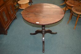 Oak Tilt Top Tripod Table