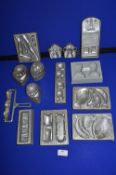 Assorted Dutch Aluminium Marzipan Moulds