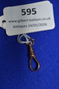 9ct Gold Fixed Albert Catch ~1.9g