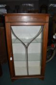 Edwardian Inlaid Glazed Display Cabinet