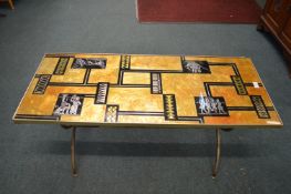 Retro 1960’s Coffee Table with Trojan