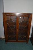 1930’s Oak Astral Glazed Bookcase