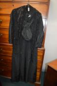 Edwardian Black Mouring Dress