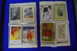 2x Albums of Vintage Postcards Including Bamforth’s etc.