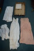 Vintage Textiles and Clothing Including Christening Gowns, etc.