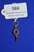 18ct Gold Pocket Watch Key ~4.1g gross