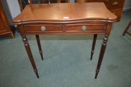 Reproduction Mahogany Card Table