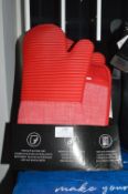 *KitchenAid 4pc Silicone Oven Glove Set