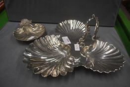 2x EPNS Serving Dishes