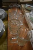 Glassware Including Pyrex Jug, Tankards, etc.