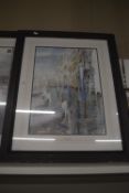 2x Framed Prints of Venice by Xavier Fwolfs