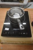 Emperial Countertop Induction Hob, and Saucepan