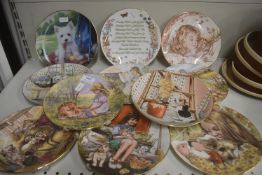 11x Royal Worcester Crown Ware Wall Plates