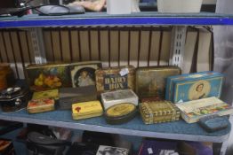 Vintage Tins Including Terry’s, Roundtree, etc.