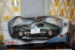 *Maisto Special Edition 1967 Ford Mustang Diecast Model Car (damage top packaging)