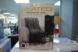 *Berkshire Heated Luxury Faux Fur Throw 50”x60”