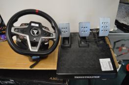 *Thrust Master T-248 Gaming Wheel and Pedals