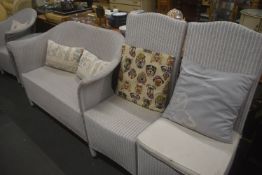 Wicker 5pc Conservatory Suite with Cushions