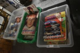 3x Tubs of Vintage Magazines Including Vogue, etc.