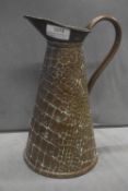 Joseph Sankey & Sons Antique Copper Lizard Skin Jug