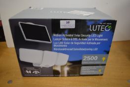 *Lutec Motion Activated Solar Security LED Light