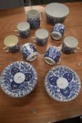Blue & White Tea Set
