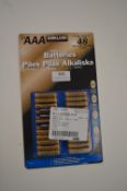 *48x Kirkland AAA Batteries (some AF)
