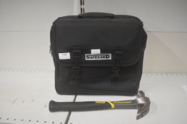 Safegard Car Valet Kit in Bag, and a Stanley Graphite Hammer