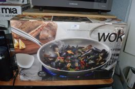 *Stainless Steel Wok