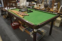 Snooker Table with Cues and Accessories 45