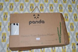 *Panda Memory Foam Bamboo Pillow