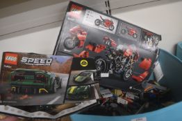 Tub of Lego Including Boxed Sets