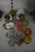 Quantity of Decorative Glass Paperweights