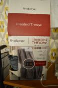 *Brookstone Heated Throw 50x60”