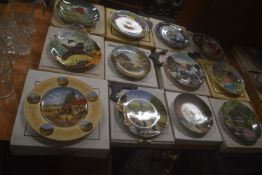 12x Decorative Plates Including Royal Doulton, Davenport, Poole Pottery, etc.