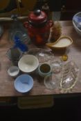 Rumtopf Jar, Glass Dishes, Candles, etc.