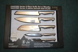 *Changshan 5pc Kitchen Knife Set