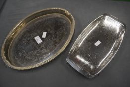 2x EPNS Serving Trays