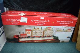 *LED Advent Calendar Train Village