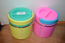 *Thermo Flask 2pc Food Flask Set